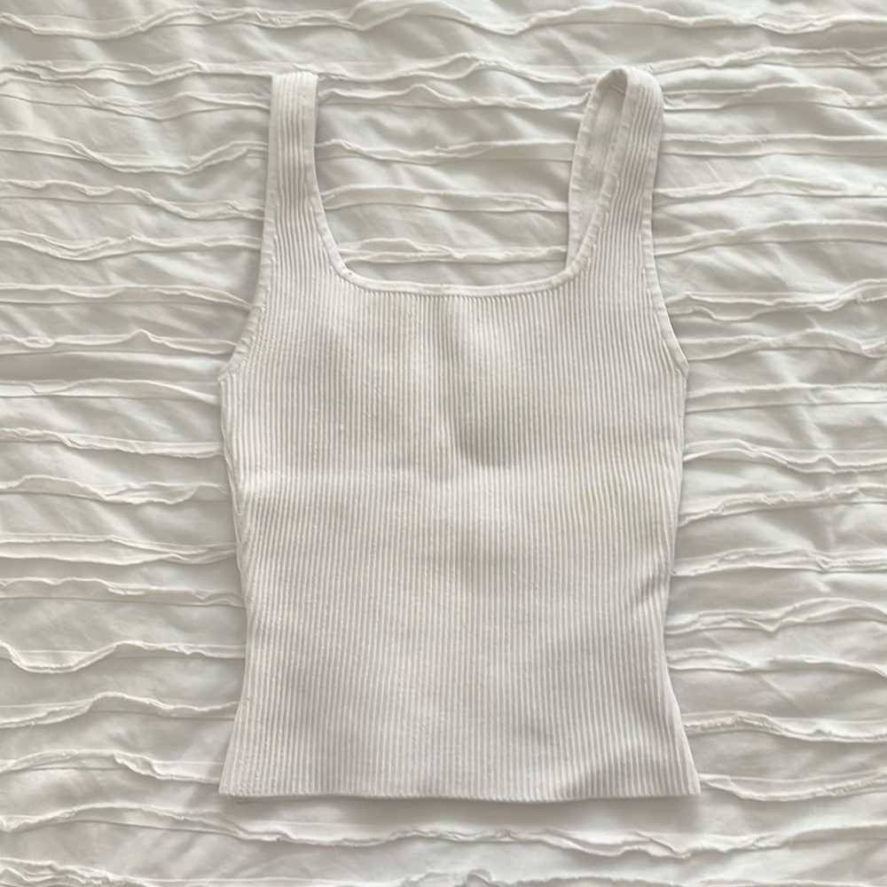 Babaton white tank